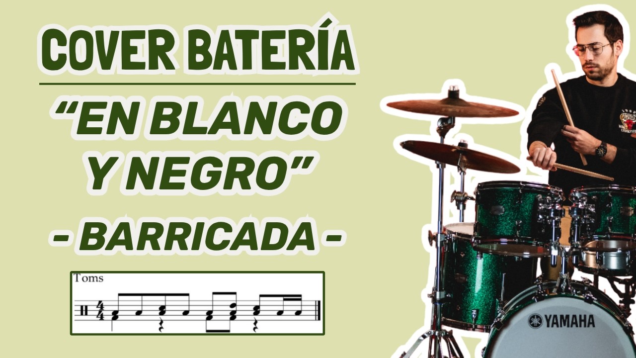 🥁EN BLANCO Y NEGRO - Barricada (DRUM COVER) BATERÍA