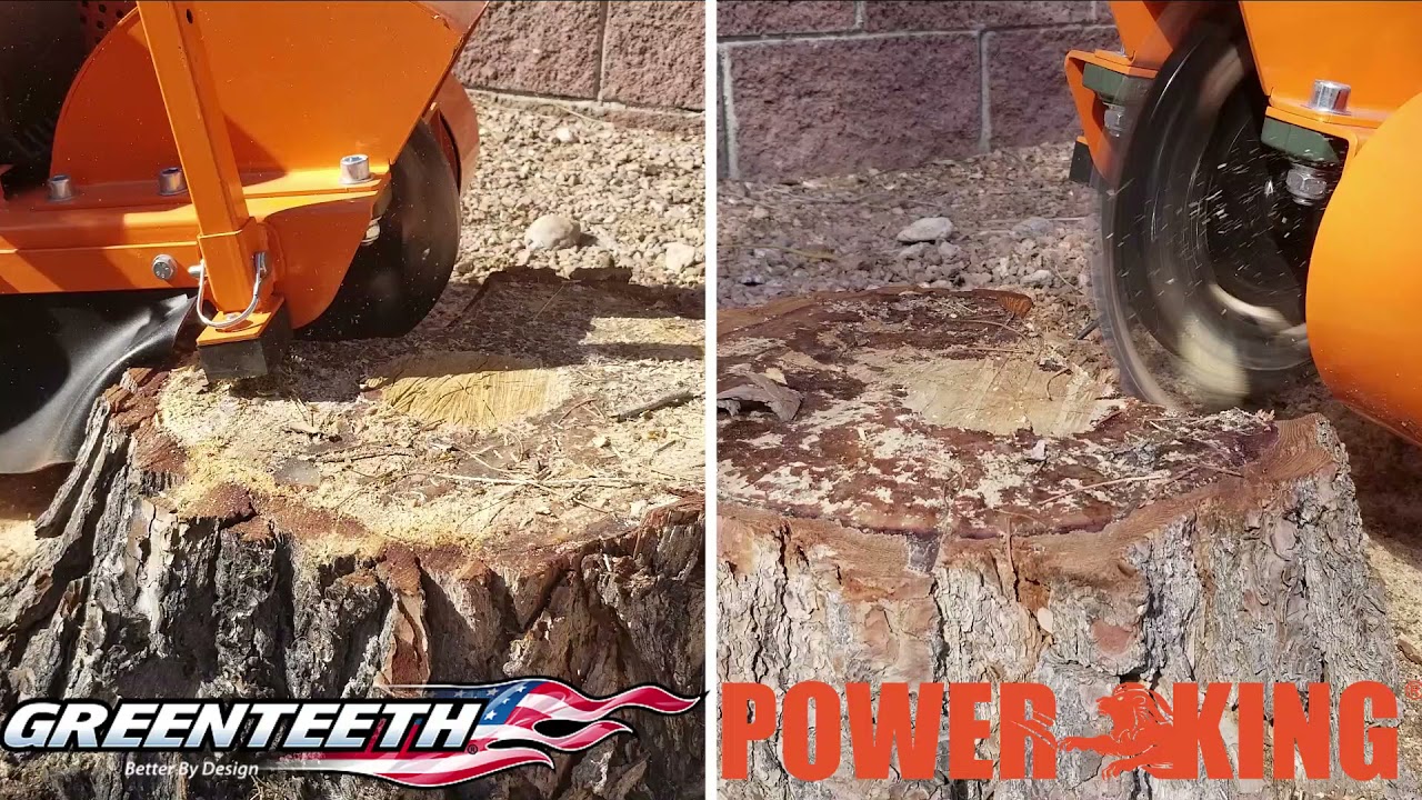 Power King PK0803-EH/PK0803 Stump Grinder Green Teeth Compatible