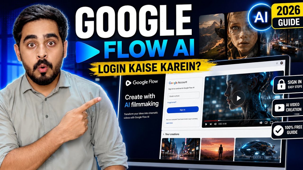 How to Login Veo 3 & Google Flow | Step-by-Step How to Create Google Flow Account |