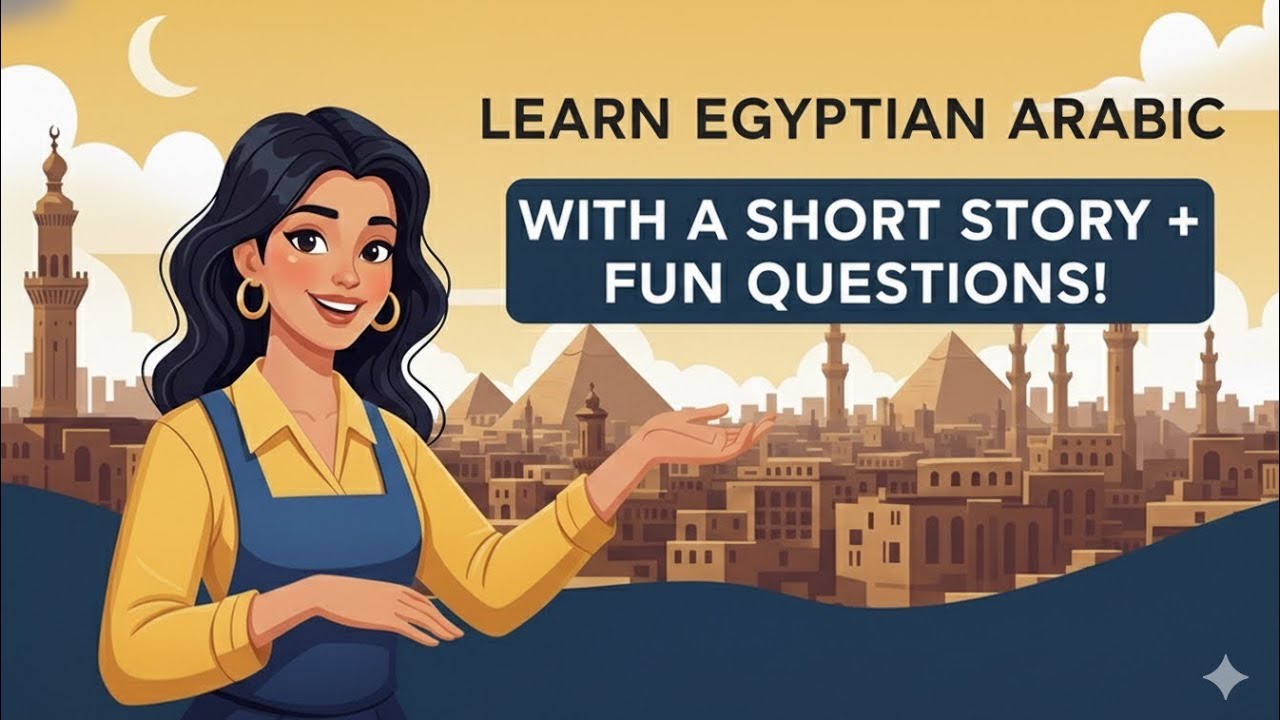 Learn Egyptian Arabic with a Short Story + Fun Questions!