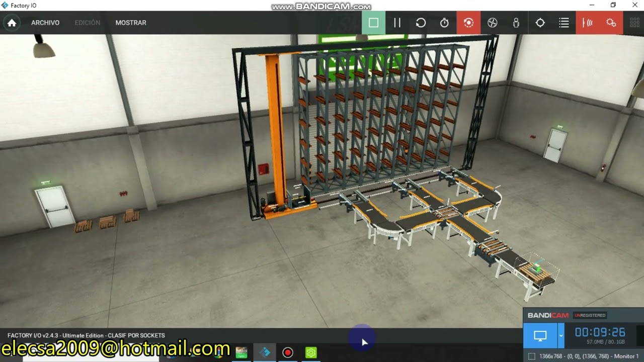 FACTORY IO CONTROL DE SISTEMA POR MENSAJES (Schneider) P2