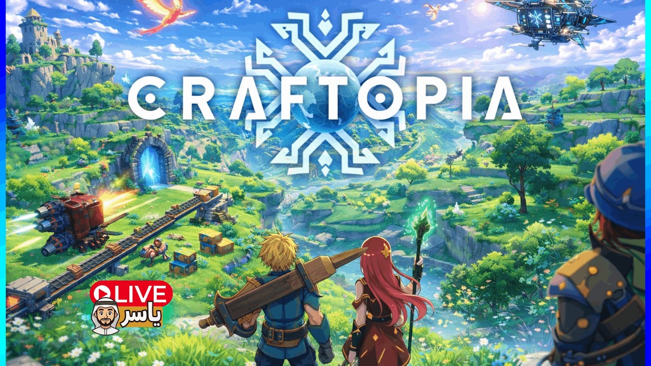 أول تجربة لي - لـلعبة Craftopia بعد 5 سنوات! 😳 هل نسوي لها سلسلة بثوث؟ | بث مباشر