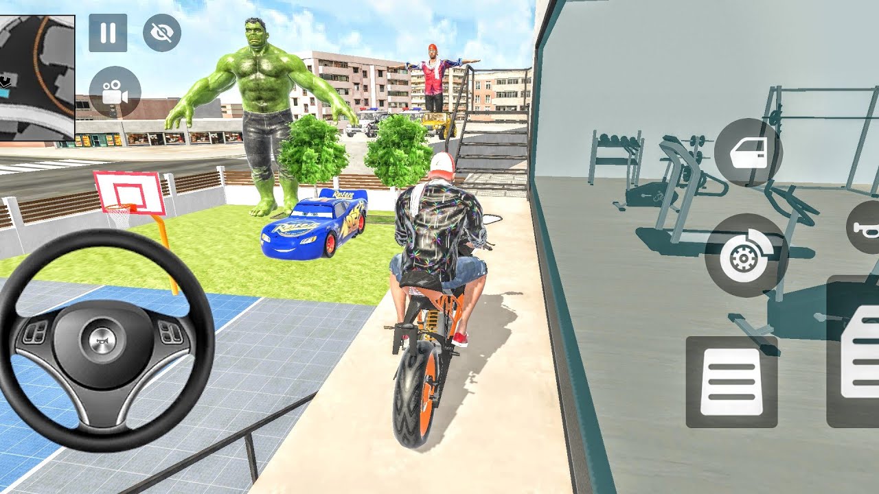 🤩Papa Wala game Franklin order by Modified Thar Car Wala game 🎮 bike car Game 🎮 android gameplay 