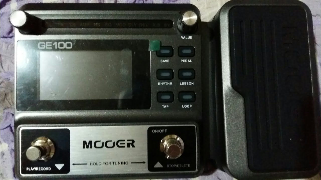 Mooer GE-100 ' ton yazılım tanıtım.