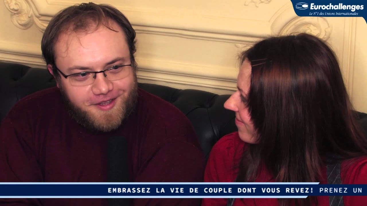 Olga et Fabien, un couple franco-biélorusse unis par l'agence matrimoniale Eurochallenges.