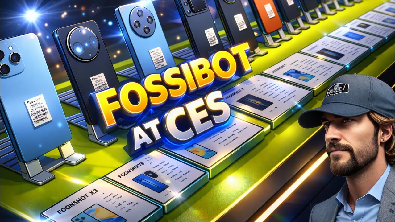 Fossibot на CES 2026 — защищенные телефоны и мощные энергоблоки, защищенный телефон/экшн-камера F...