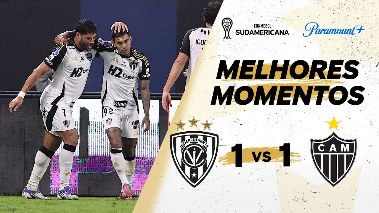 INDEPENDIENTE DEL VALLE 1 X 1 ATL&Eacute;TICO MINEIRO - CONMEBOL SUDAMERICANA 2025| Paramount Plus Brasil
