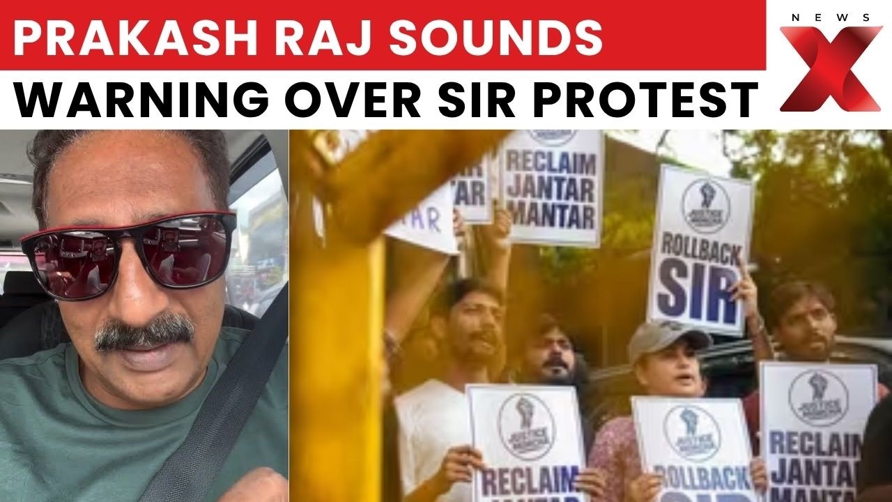 Prakash Raj&rsquo;s SIR Warning: Farmers, Jawans And Dalit Groups Could Join The Protest