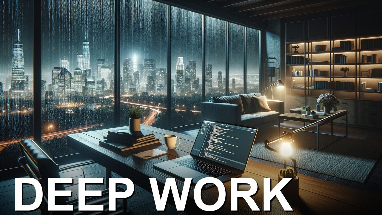Night at Work | Deep Focus Instrumental Music (Lofi Hip Hop Mix)