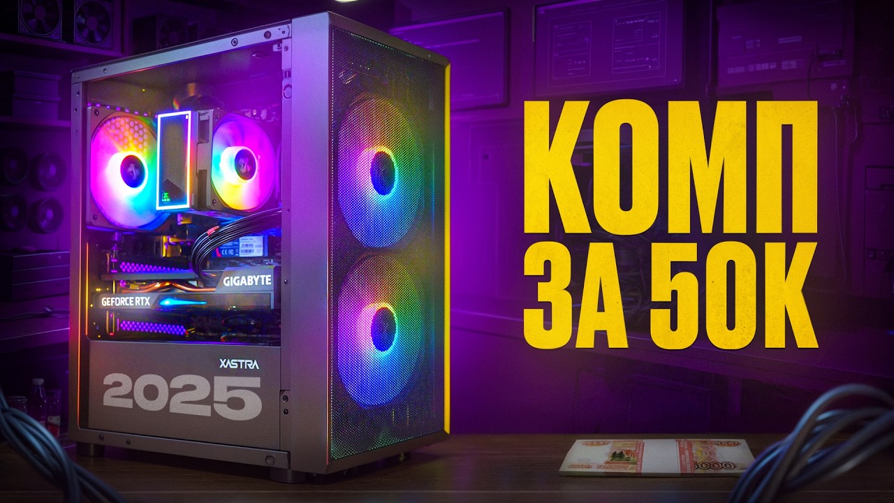 ПК за 50К? Собрал мощный игровой компьютер за 50 000 рублей! Комп за 50К