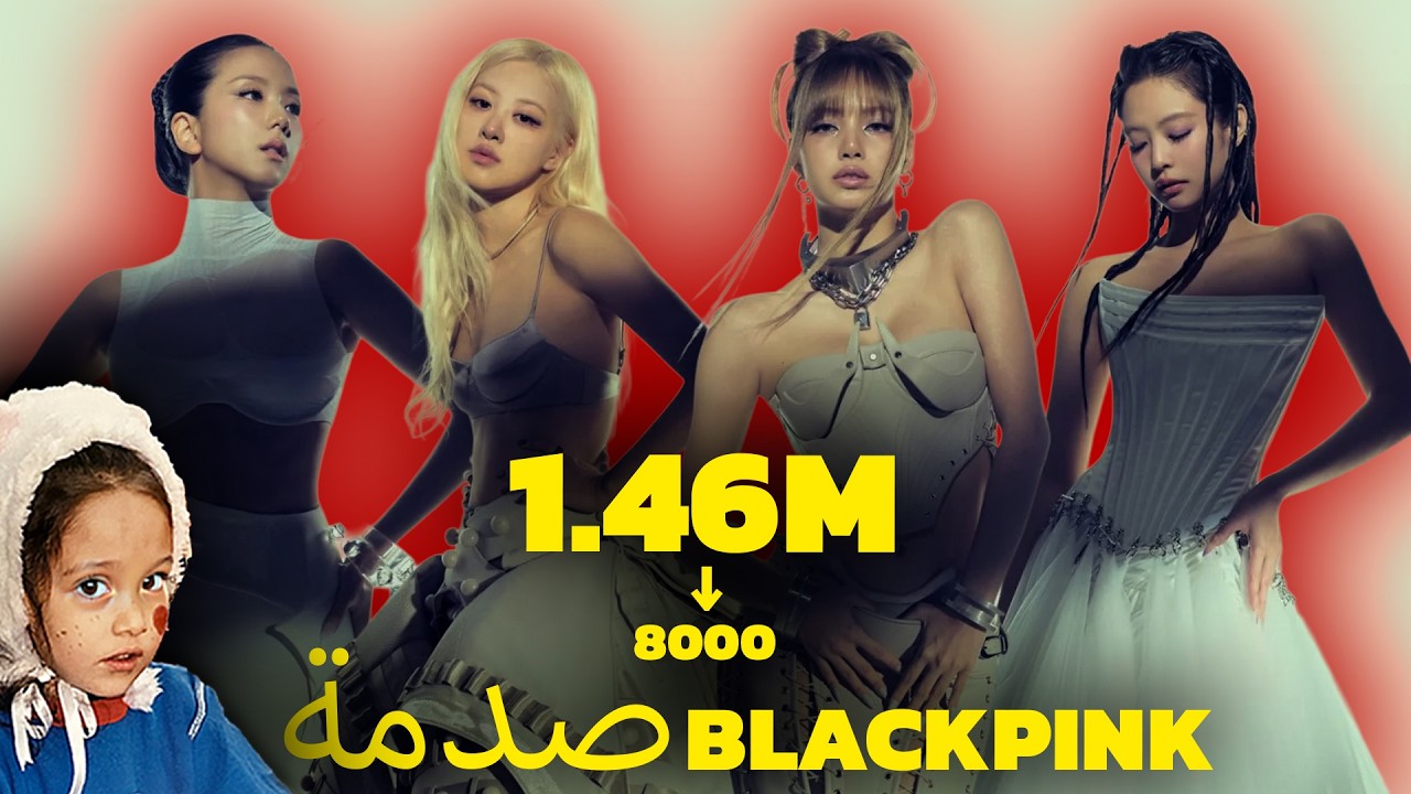 صدمة مبيعات BLACKPINK: من 1.46 مليون إلى 8000 فقط! ماذا حدث؟