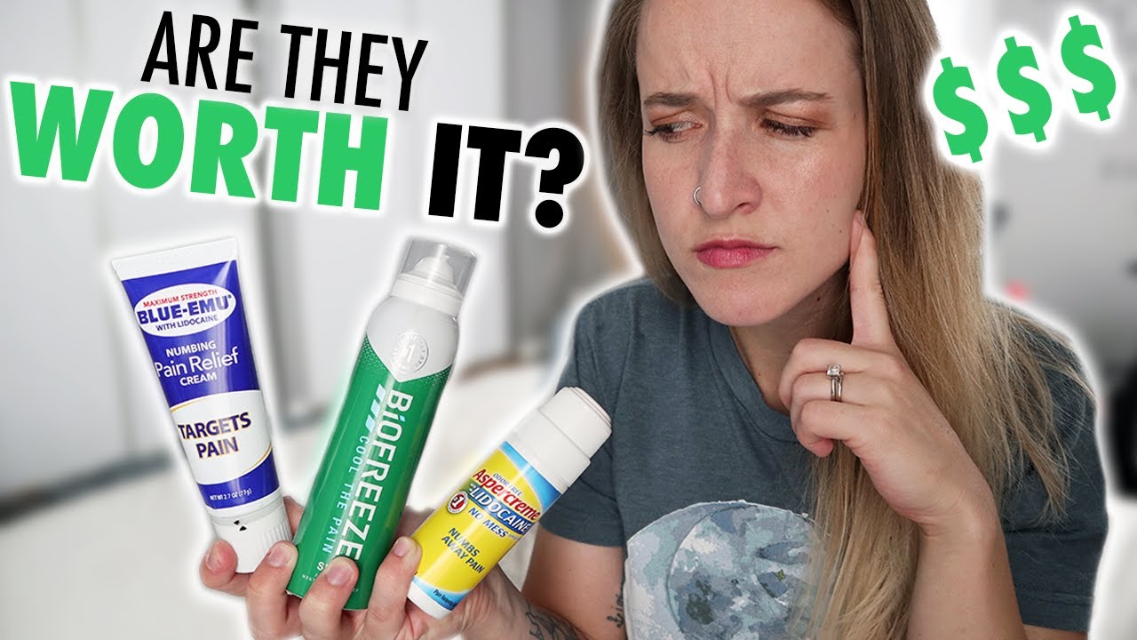Are These Pain Relief Creams WORTH It? Chronic Pain Patient Reacts! (Biofreeze/Blu Emu/Aspercreme!)