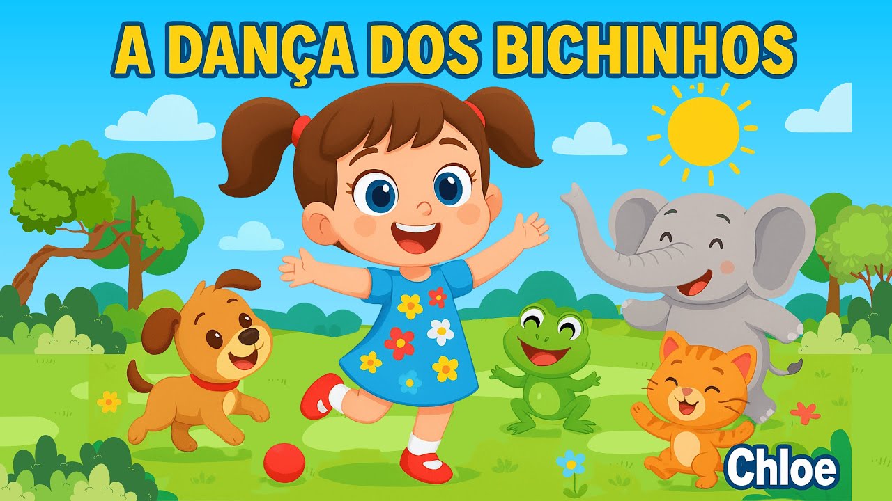 A Dança dos Bichinhos 🐾 | Música Infantil com a Chloe | Sons dos Animais para Crianças