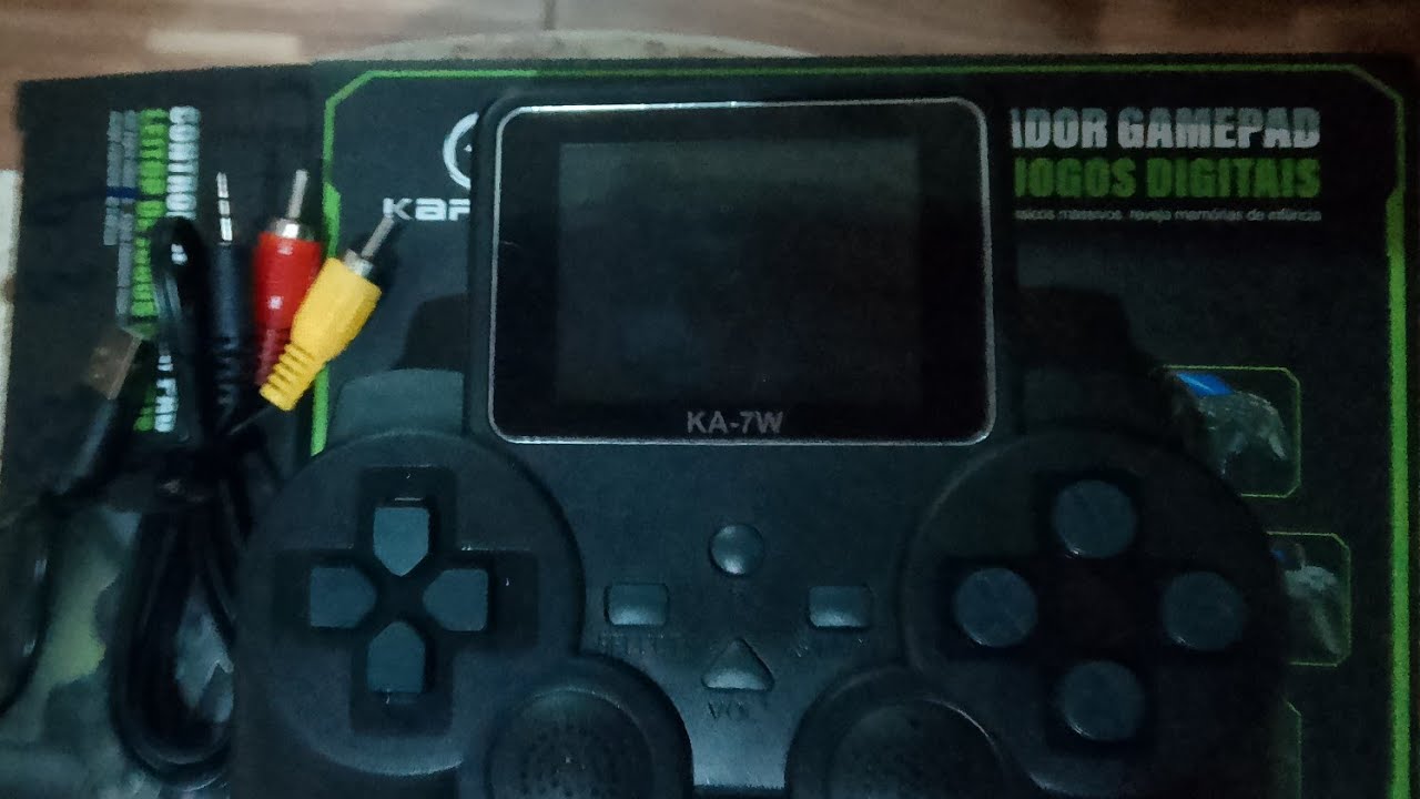 Testando o videogame portátil (CONTROLADOR GAMEPAD DE JOGOS DIGITAIS) mais bom do que eu esperava