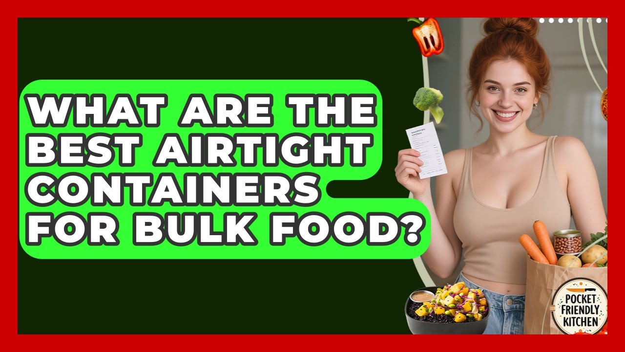 What Are The Best Airtight Containers For Bulk Food? - Pocket Friendly Kitchen