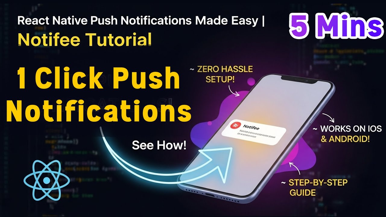 React Native Push Notifications Made Easy | Notifee Tutorial #reactnative #mobile #pushnotifications
