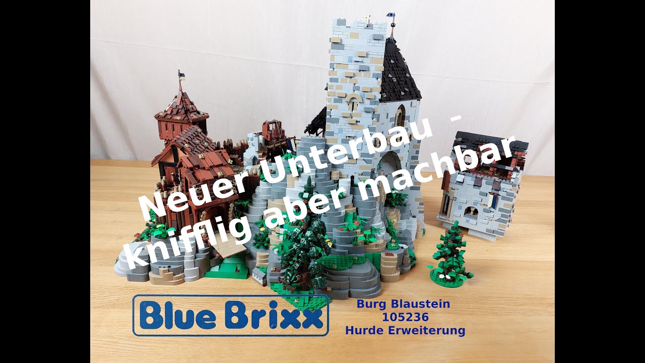 BlueBrixx Specials 105236 Burg Blaustein Hurde Erweiterung / Bauabschnitt 1-5 / Speedbuild