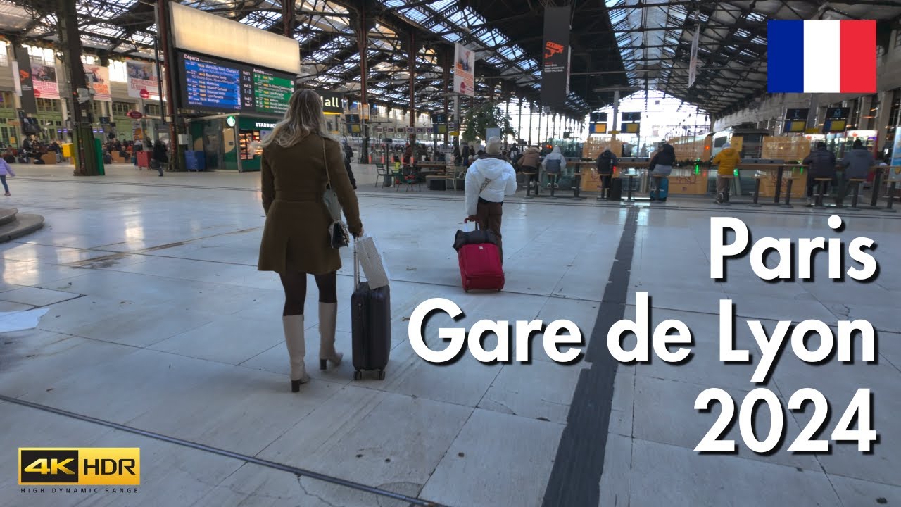 Paris 🇫🇷 Gare de Lyon (4K HDR)