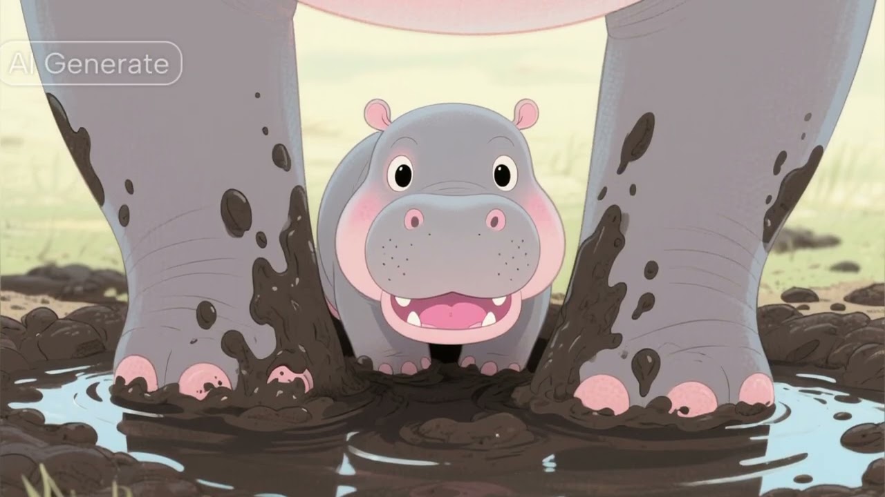 Story 3 | Bella the Baby Hippo | A Calm Audiobook-Style Story