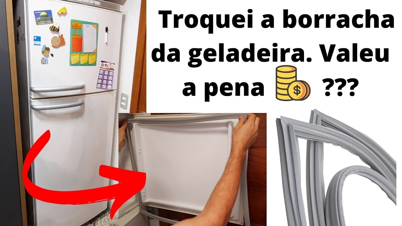 Troquei a borracha da geladeira Bosch, valeu a pena???