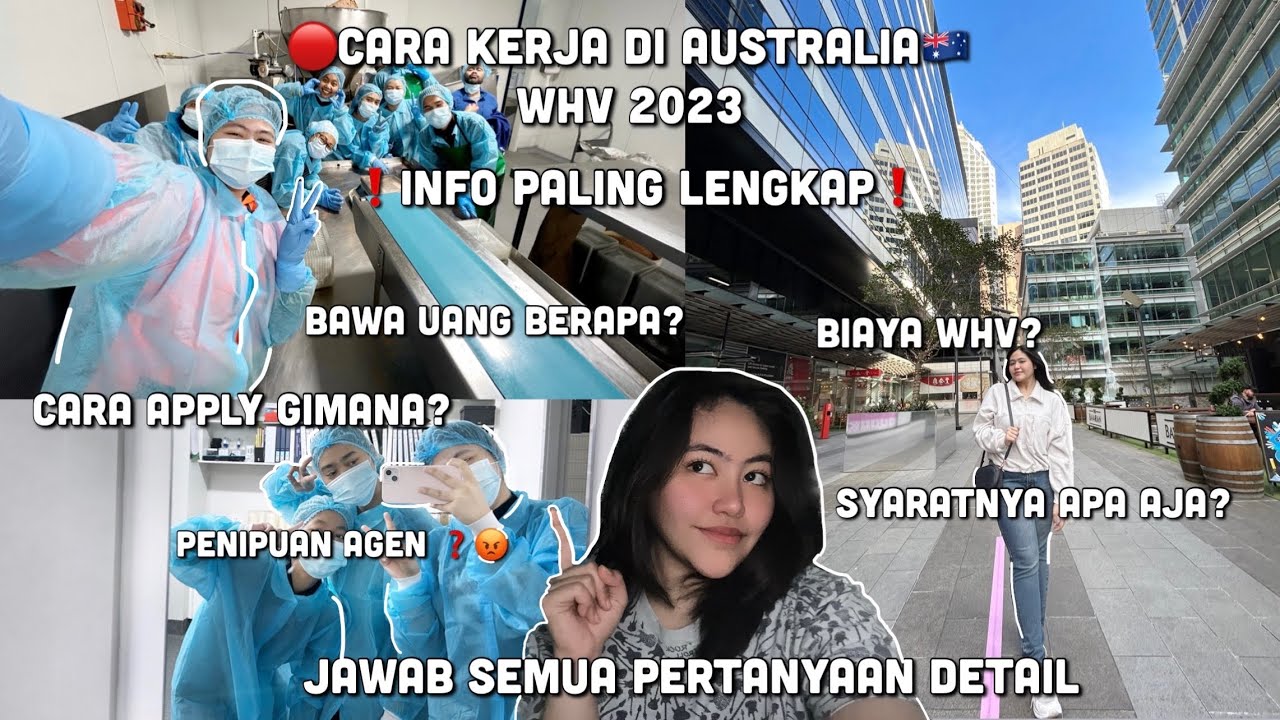 Cara mudah Kerja di Australia 🇦🇺 Working Holiday Visa 2024 | penjelasan terlengkap❗️