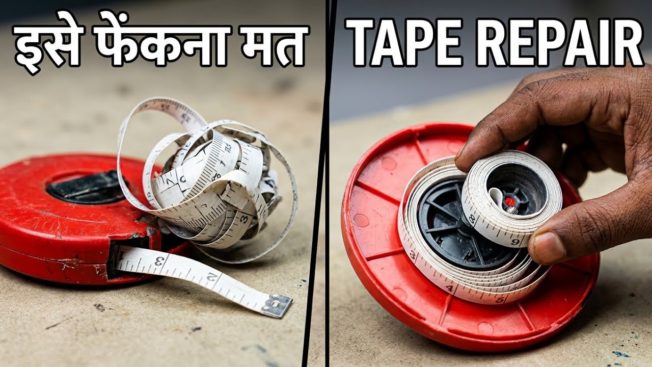how to repair measuring tape ¦ Measure Tape ¦ Inches Tape Repair¦Fixing a Measuring Tape ¦inchi tape