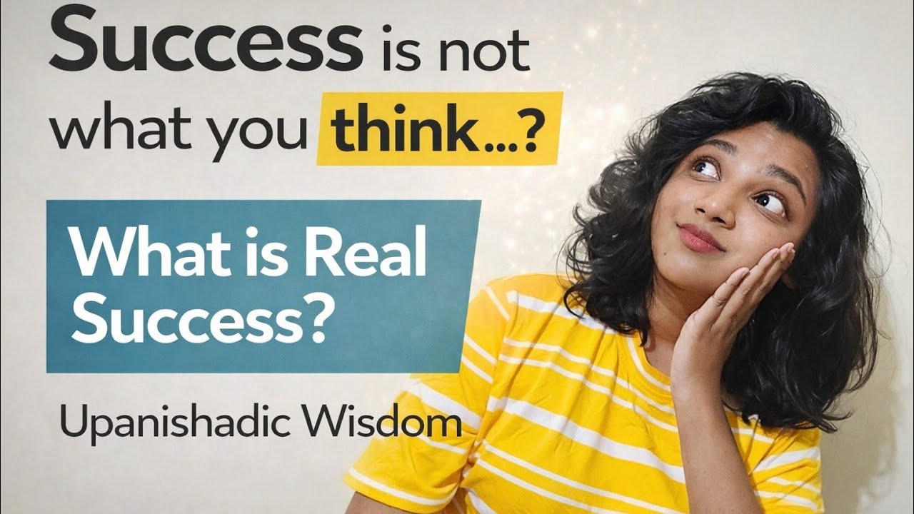 Success is not what you think it is | Upanishadic Wisdom 