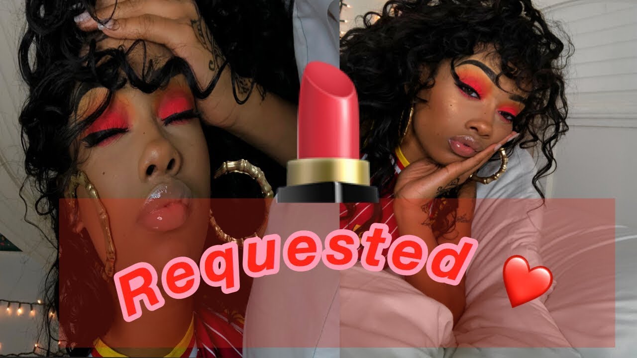 **REQUESTED** FIRE RED EYESHADOW TUTORIAL | ITVIYVH