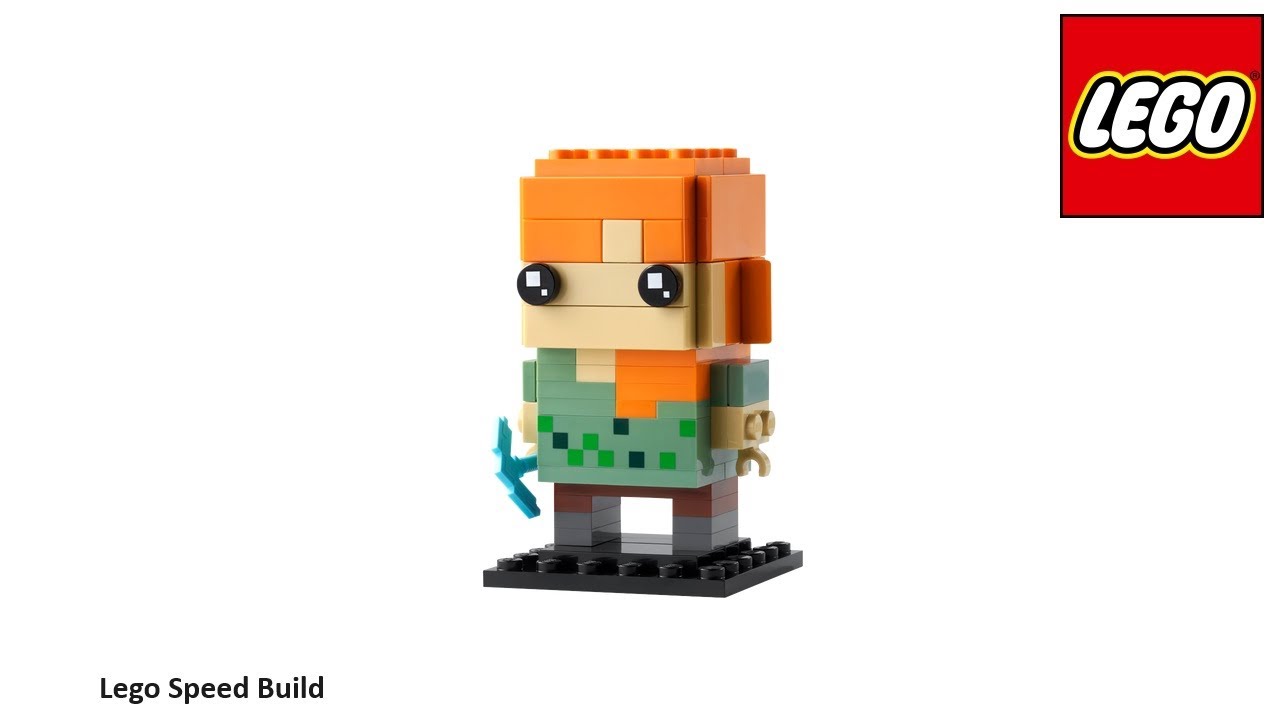 Lego Brickheadz 40624 Minecraft Alex Speed Build