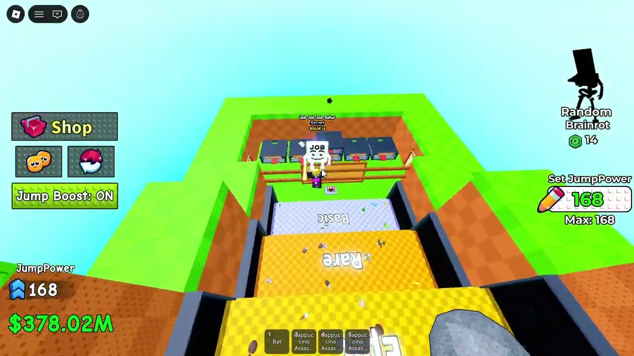 Стрибай для Brainrots! в Roblox!