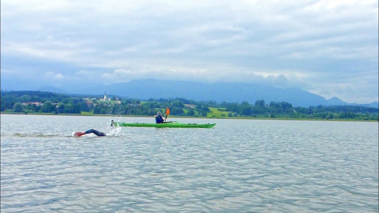 Kit & Kat im Seayak 500LV am Simssee