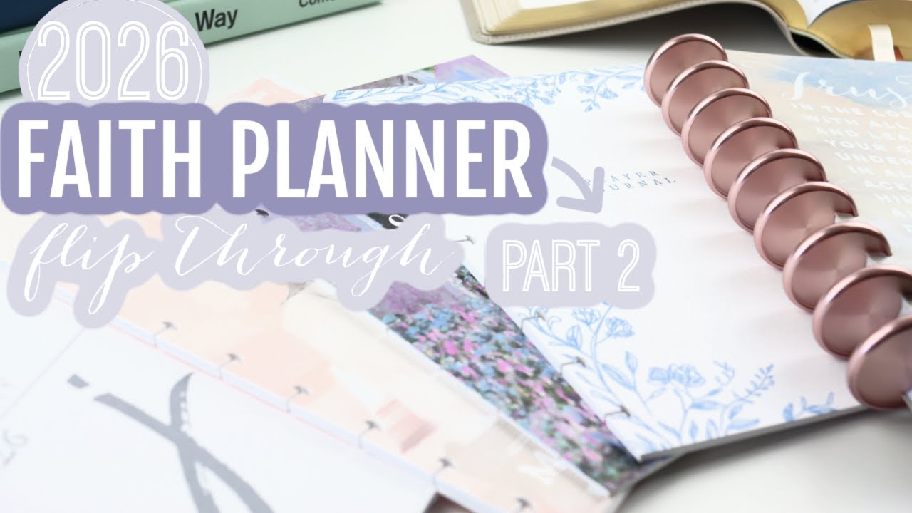 ✝️📅 Планирование и просмотр ежедневника на 2026 год. Часть 2 | Чтение Священного Писания и книг, ...