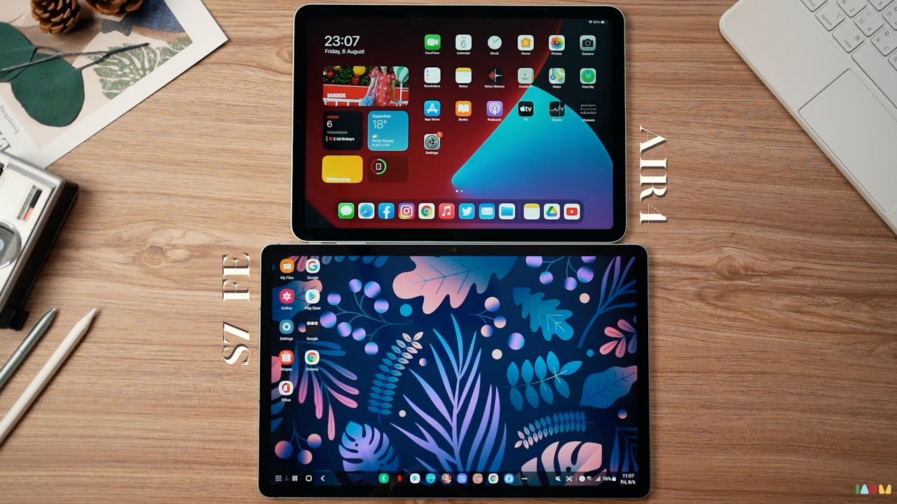 Galaxy Tab S7 FE VS iPad Air 4 ก่อนจะควัก 19,990 บ. ดูนี่ก่อน [เทียบละเอียดยิบ]