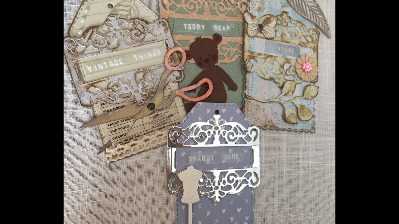 TUTO : TAGS SHABBY CHIC ET VINTAGE