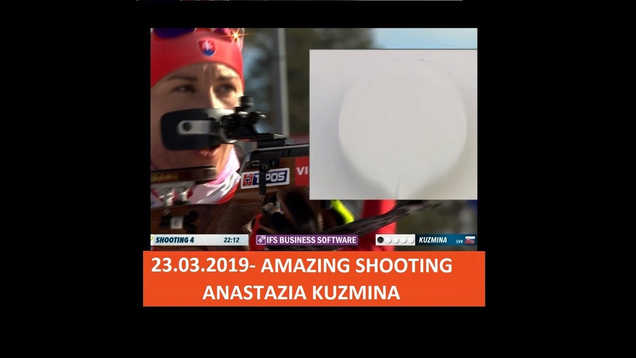 Anastasiya Kuzmina amazing shooting 20/20