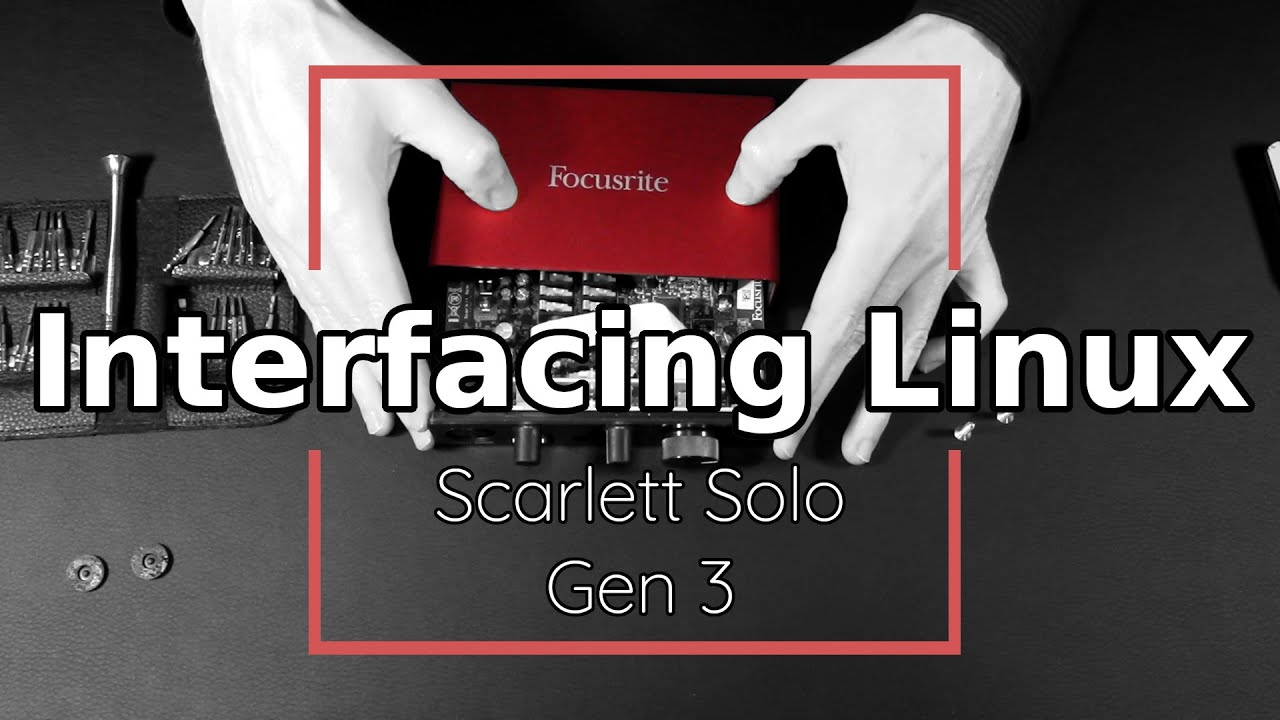 Интерфейс Linux: Focusrite Scarlett Solo Gen3