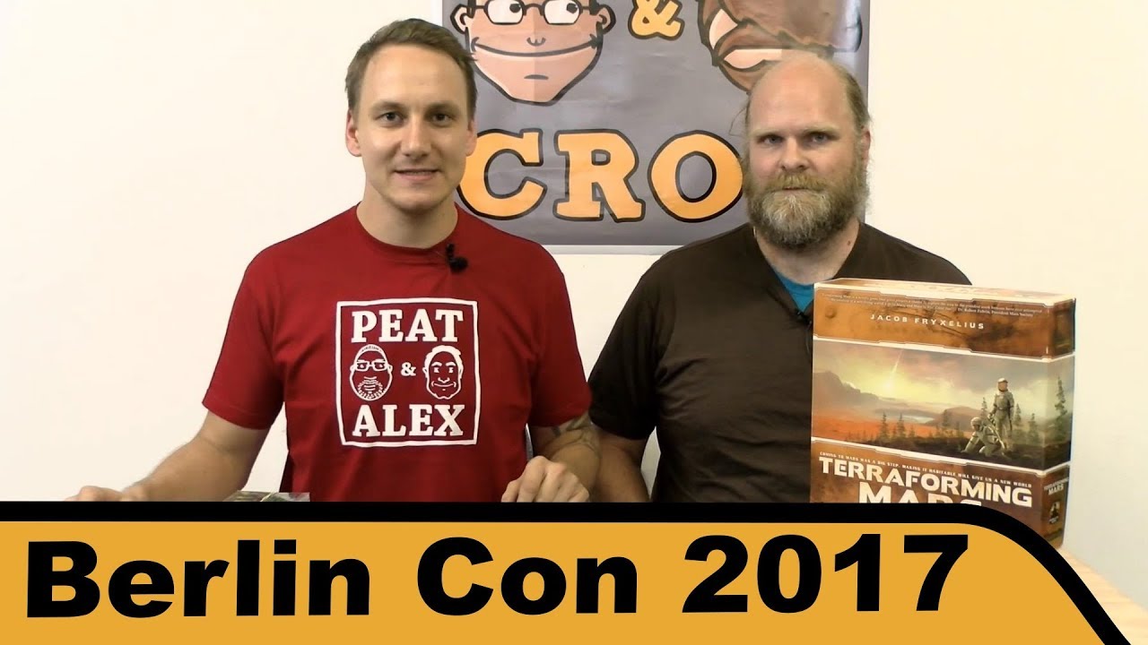Terraforming Mars mit Jacob Fryxelius - Brettspiel - Berlin Con 2017