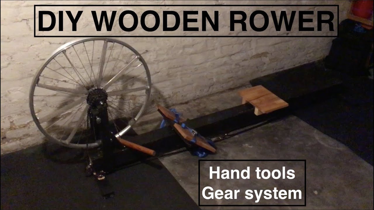 DIY wooden rower