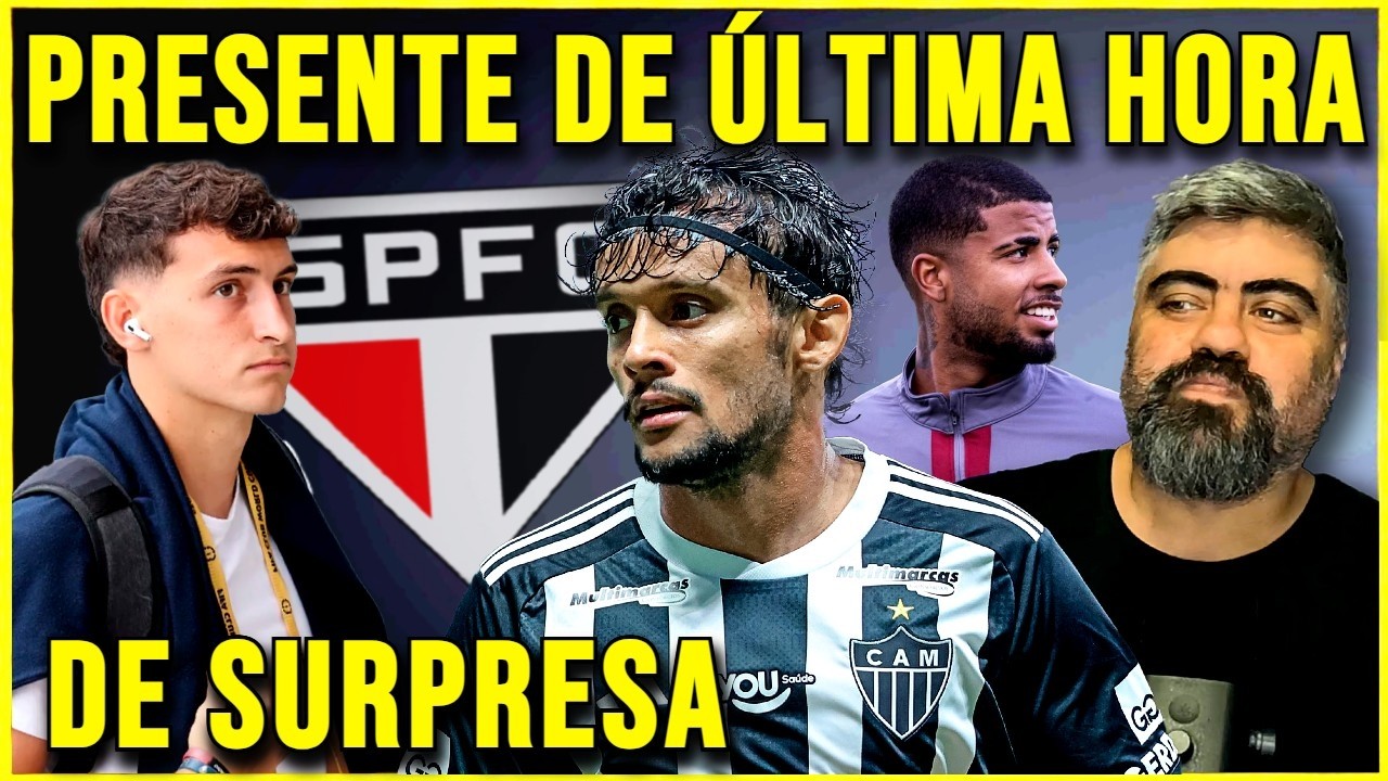 PRESENTE SIM!!! SÃO PAULO TEM CHEGADA GIGANTESCA DE MEIA QUE BRILHOU DEMAIS NA BASE! SPFC AGORA MUDA
