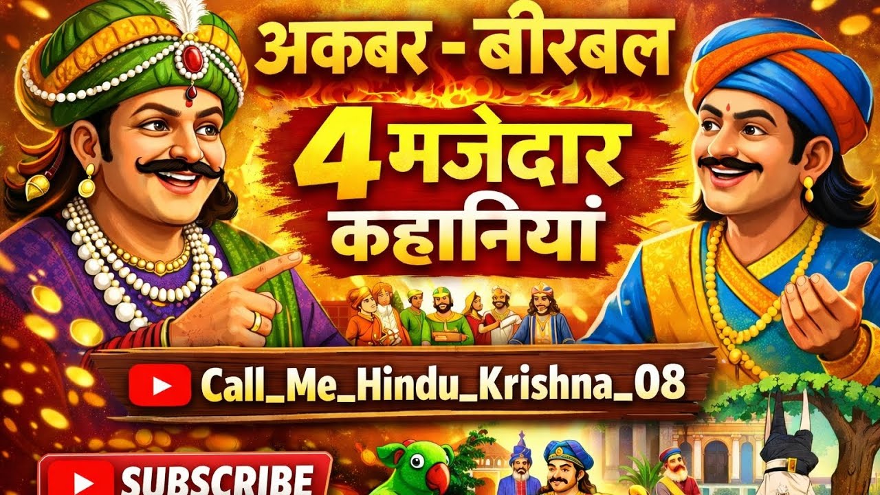 बीरबल की चतुराई के 4 मजेदार किस्से 👑 | Akbar Birbal New Stories