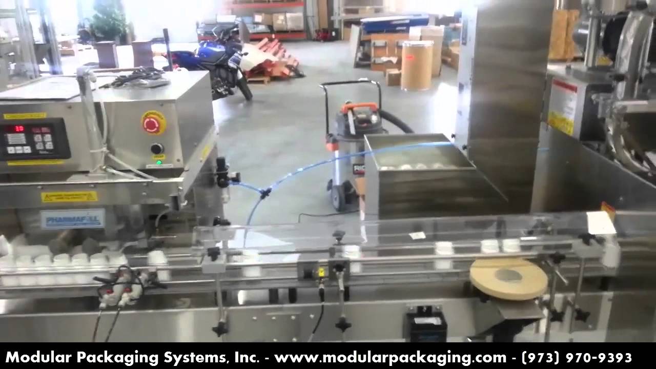 Small Footprint 30-50bpm Tablet Line with VC 12 Filler