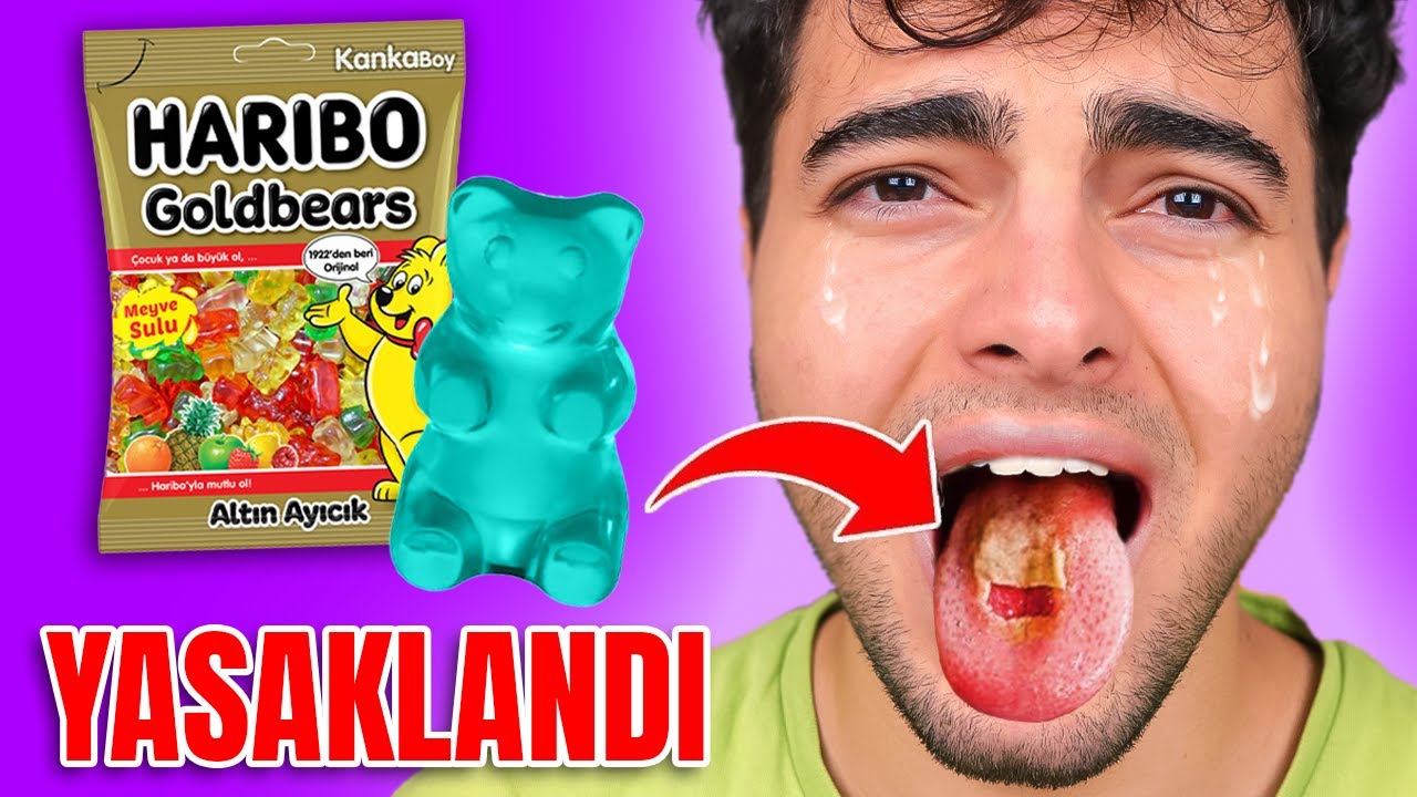 YASAKLANMIŞ 10 TEHLİKELİ ŞEKERİ DENEDİK #4 *Sakın &Ccedil;ocuklar Yemesin*