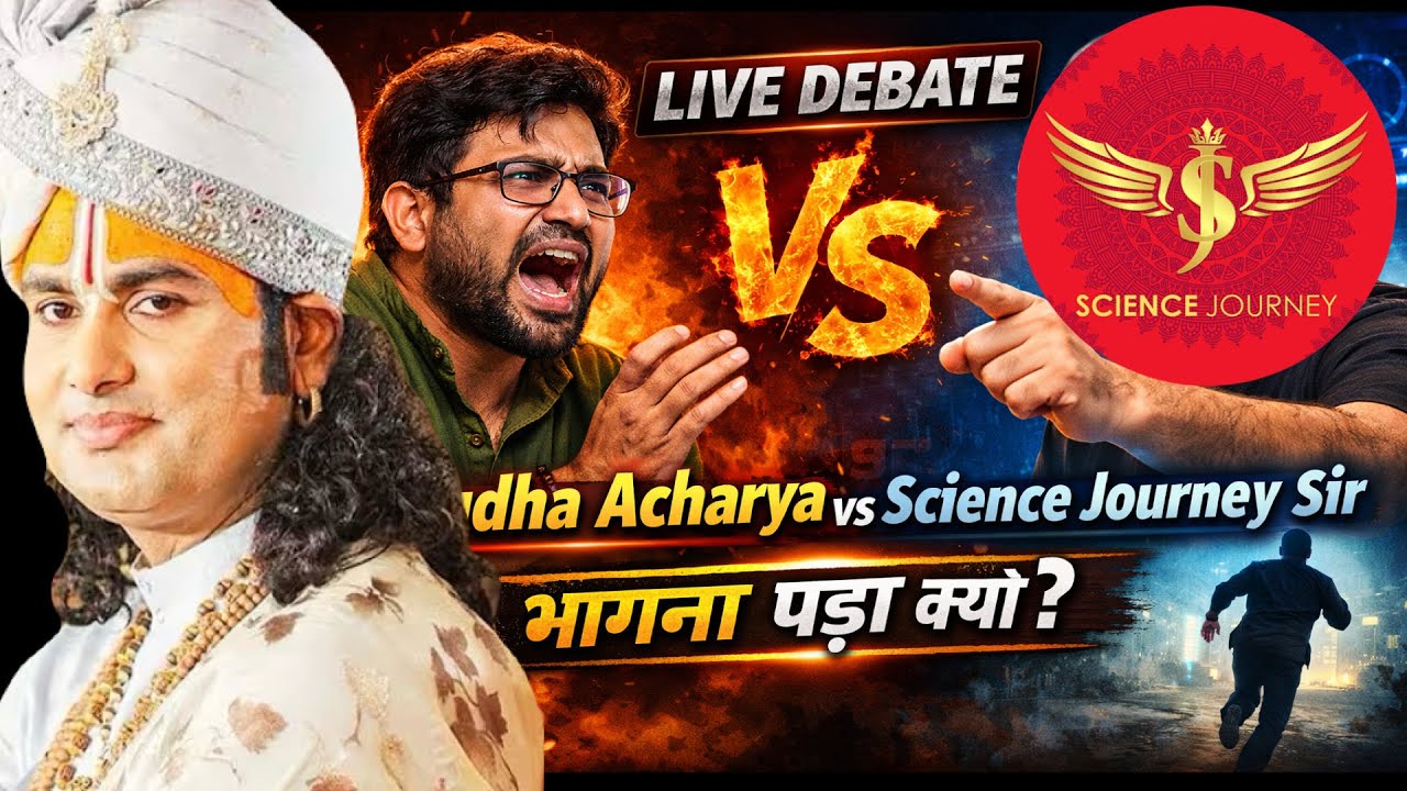 🔥आस्था के नाम पर खेल? 🔥अनिरुद्ध आचार्य v/s Science Journey 🔥🔥🔥103वे फ़्लोर से भागना पड़ा🔥🔥🔥