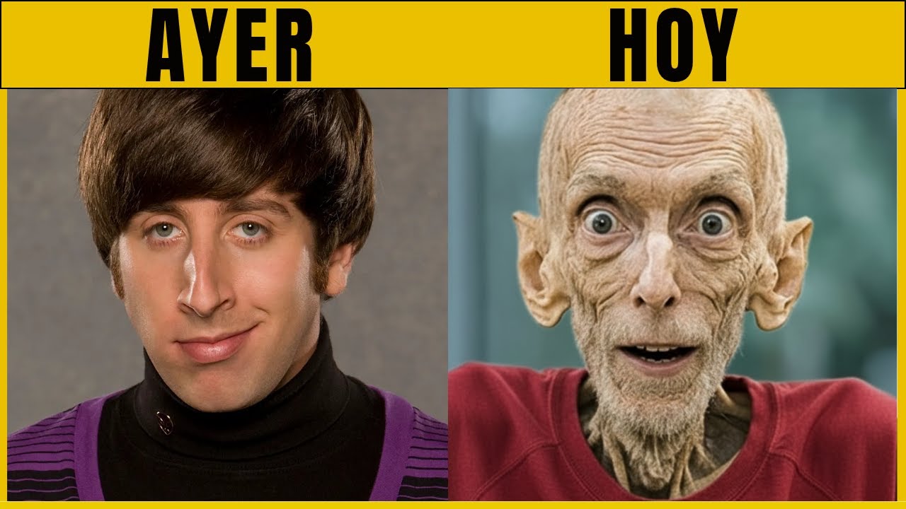 EL INCRE&Iacute;BLE CAMBIO DE 55 GRANDES ACTORES DEL CINE Y LA TV &ndash; &iexcl;AYER Y HOY!