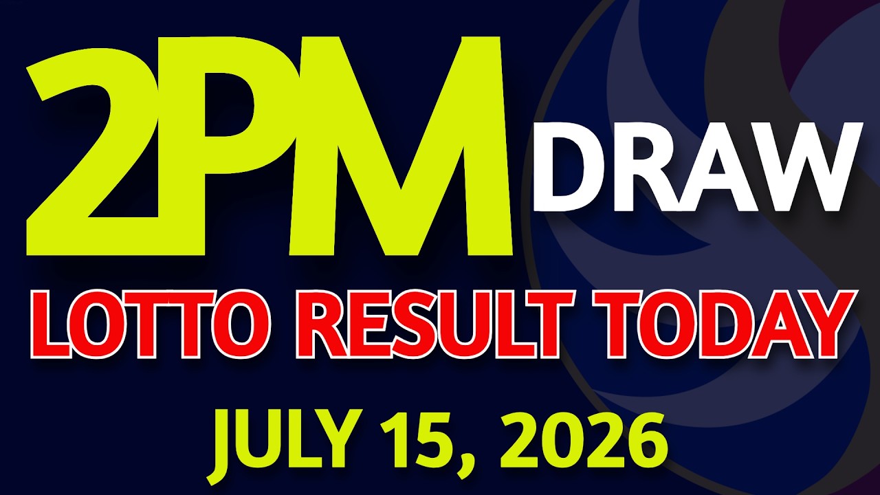 2pm Lotto Result Today July 15, 2026 Swertres Ez2 PCSO