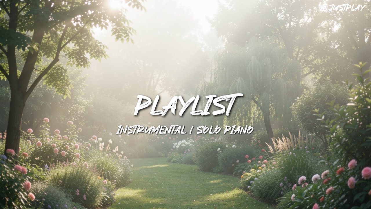 Garden Piano Playlist 🌼 | Peaceful Solo Piano in a Quiet Garden