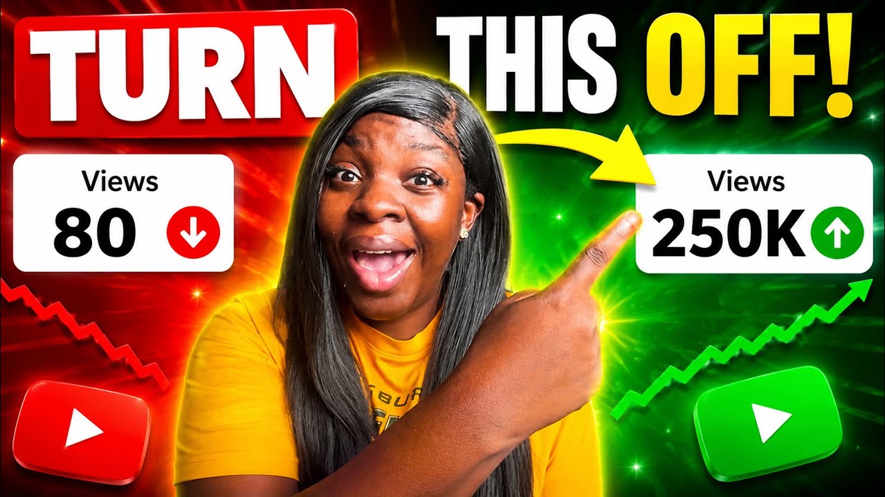99% маленьких YouTube-каналов делают эти настройки неправильно!😳ОТКЛЮЧИТЕ ЭТО!