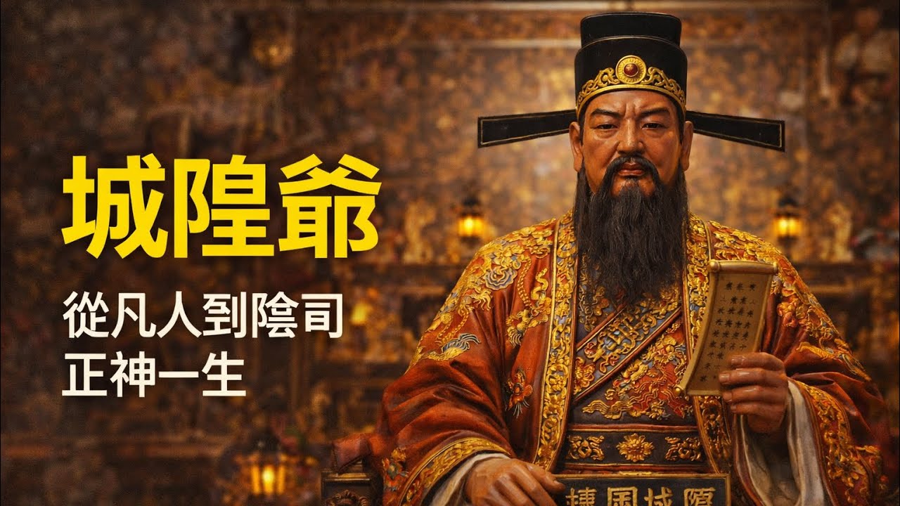 城隍爺的一生｜掌管一城善惡的陰司之神
