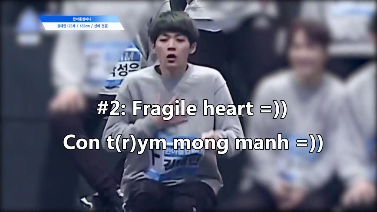 Thanh niên yếu tim nhất PD101- The Produce101's Weakest Heart- Kim TaeMin (Funniest moments)