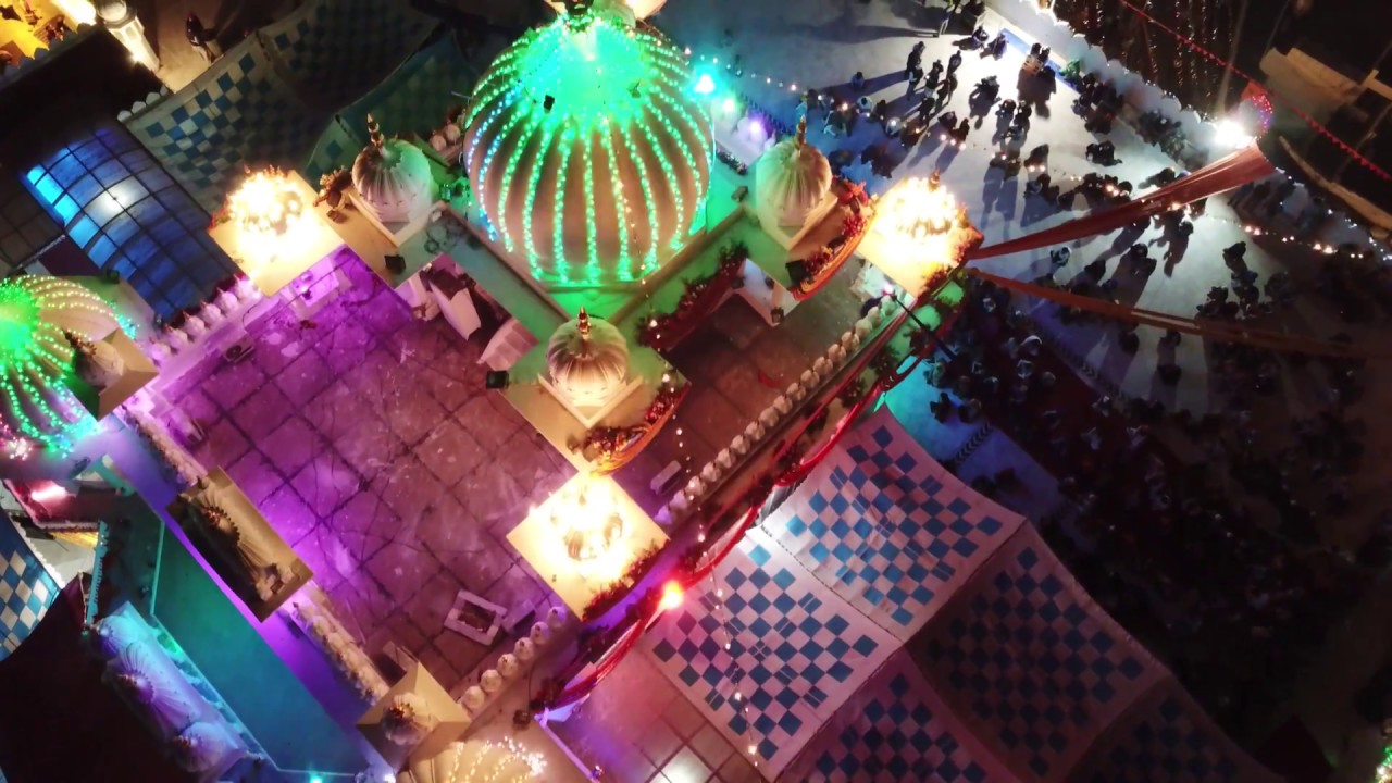 Hola Mohalla Shri Anandpur sahib (night drone view)